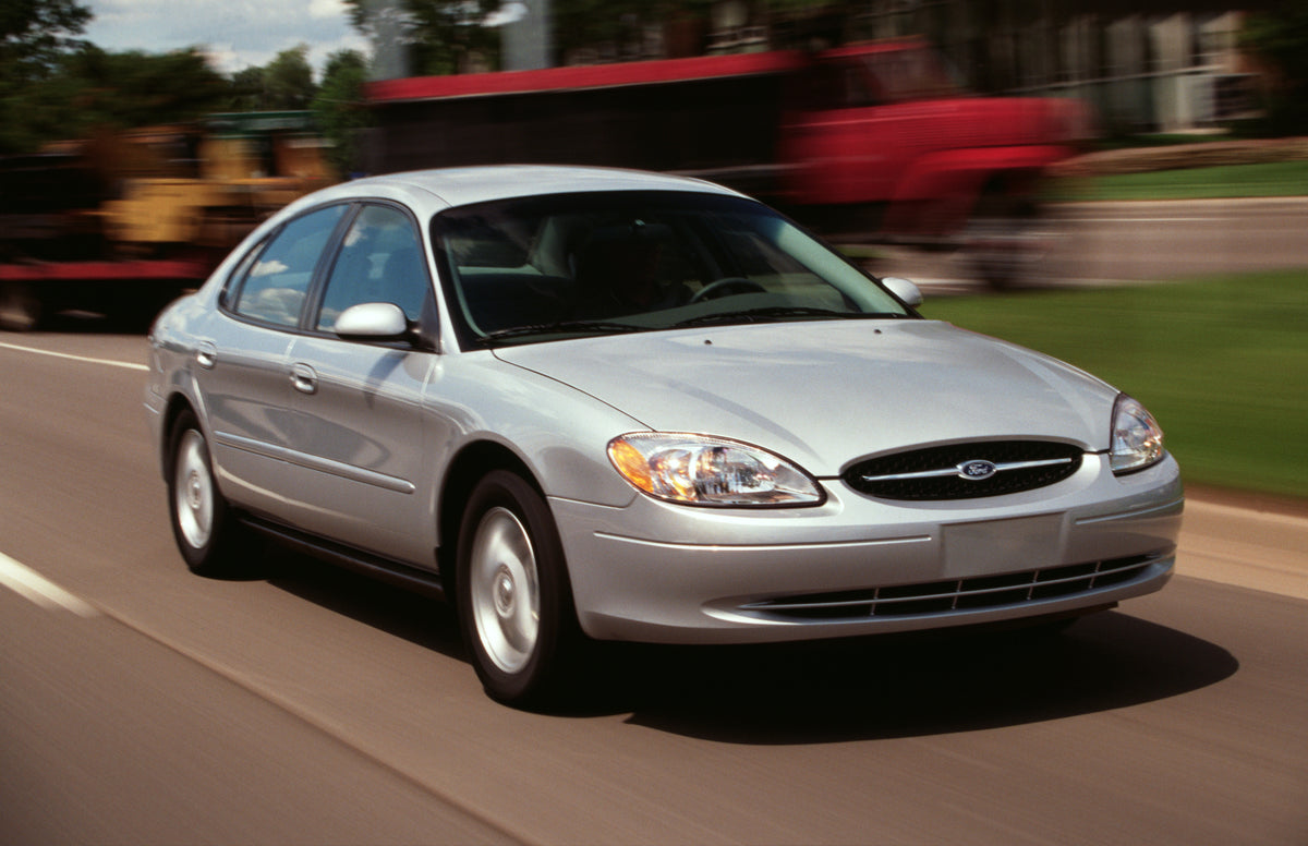 This archival image documents the 2001 Ford Taurus and is preserved in the Ford Heritage Vault as part of Ford Motor Company's historic photographic archive. Free for personal, non-commercial use. Ford Heritage Vault reference AR-2008-8.1.2.9708.