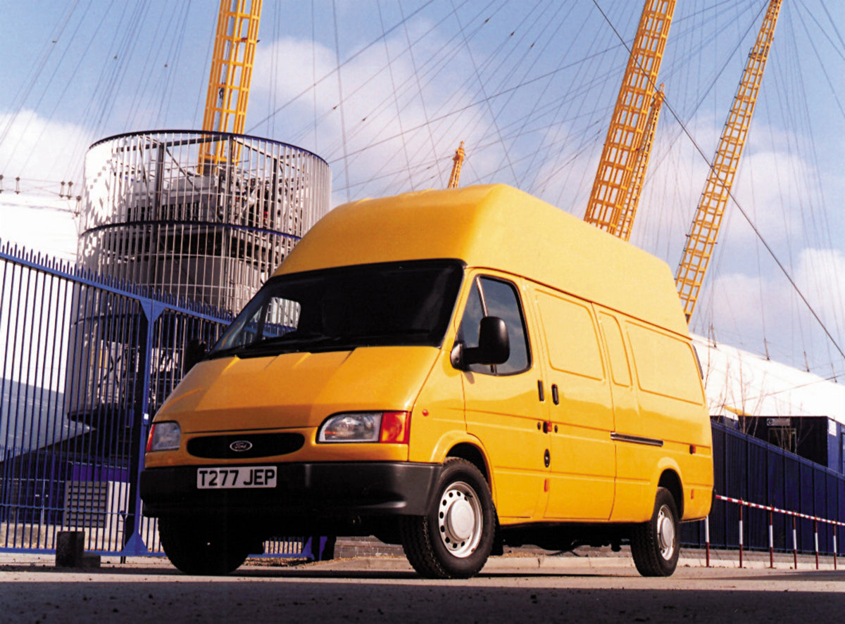 This archival image documents the 1999 Ford Transit MK II after facelift and is preserved in the Ford Heritage Vault as part of Ford Motor Company's historic photographic archive. Free for personal, non-commercial use. Ford Heritage Vault referenc...