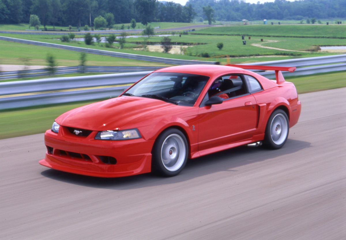 This archival image documents the 2000 Ford SVT Mustang Cobra and is preserved in the Ford Heritage Vault as part of Ford Motor Company's historic photographic archive. Free for personal, non-commercial use. Ford Heritage Vault reference AR-2008-8...