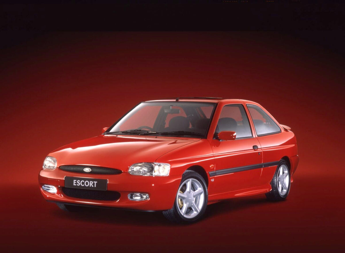This archival image documents the 1997 Ford Escort Mark VI GTi in studio and is preserved in the Ford Heritage Vault as part of Ford Motor Company's historic photographic archive. Free for personal, non-commercial use. Ford Heritage Vault referenc...