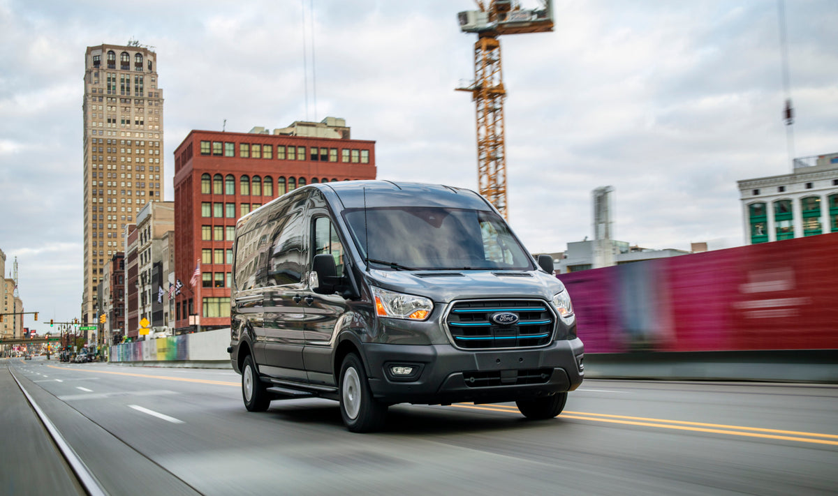 This archival image documents the 2022 Ford E-Transit action shot MS and is preserved in the Ford Heritage Vault as part of Ford Motor Company's historic photographic archive. Free for personal, non-commercial use. Ford Heritage Vault reference AR...