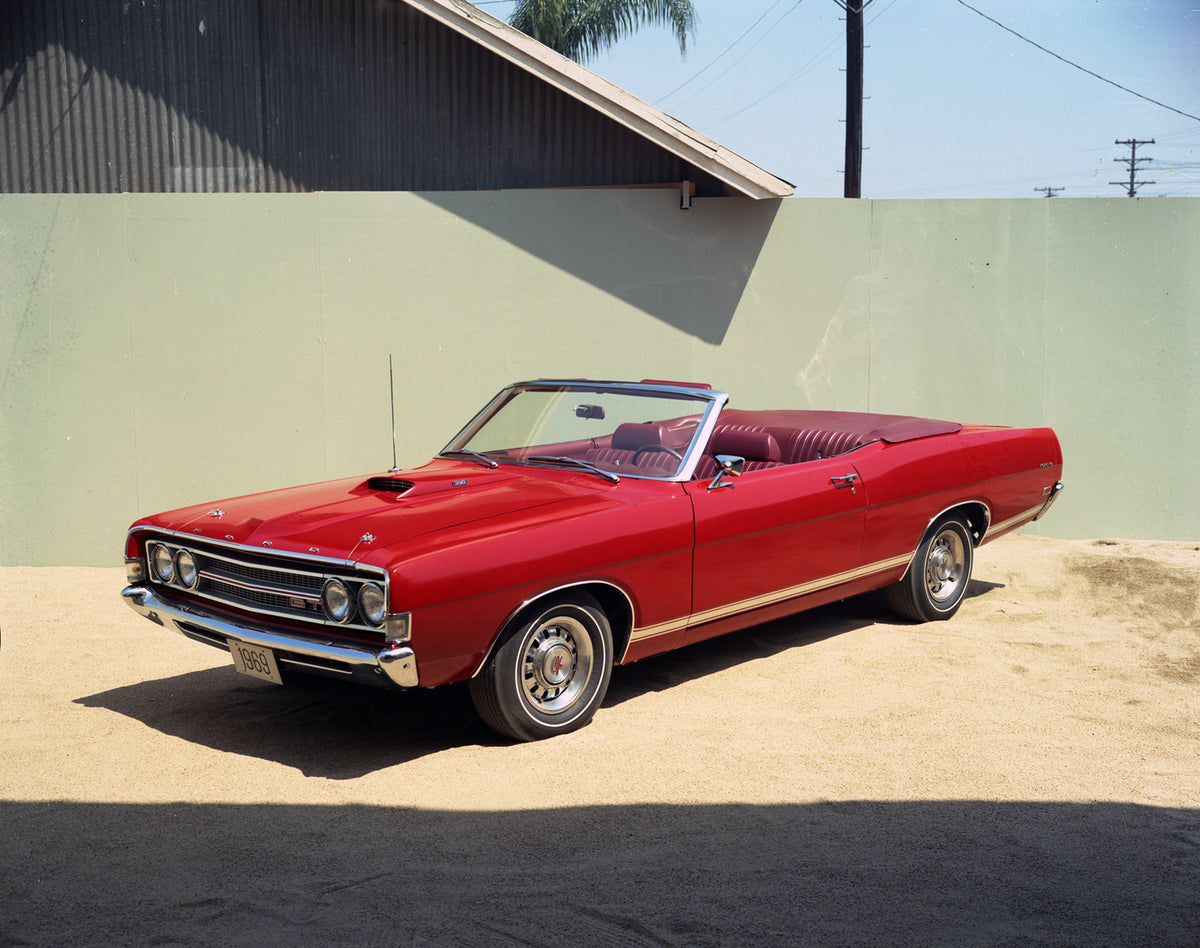 This archival image documents the 1969 Ford Torino GT convertible and is preserved in the Ford Heritage Vault as part of Ford Motor Company's historic photographic archive. Free for personal, non-commercial use. Ford Heritage Vault reference AR-20...
