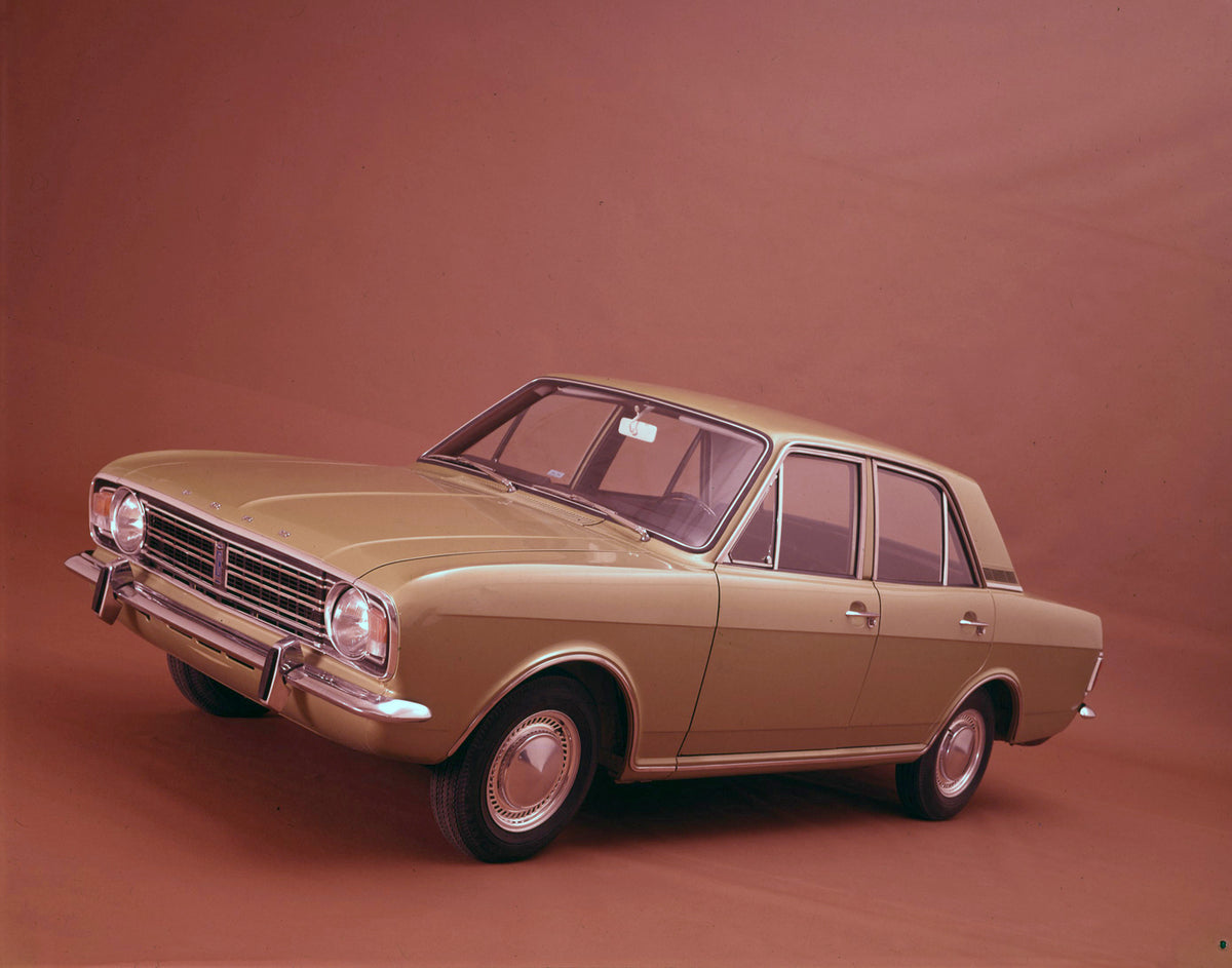 This archival image documents the 1970 Ford Cortina MK II Super 1600 LHD in studio and is preserved in the Ford Heritage Vault as part of Ford Motor Company's historic photographic archive. Free for personal, non-commercial use. Ford Heritage Vaul...