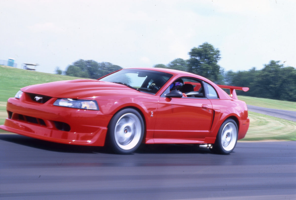 This archival image documents the 2000 Ford SVT Mustang Cobra and is preserved in the Ford Heritage Vault as part of Ford Motor Company's historic photographic archive. Free for personal, non-commercial use. Ford Heritage Vault reference AR-2008-8...
