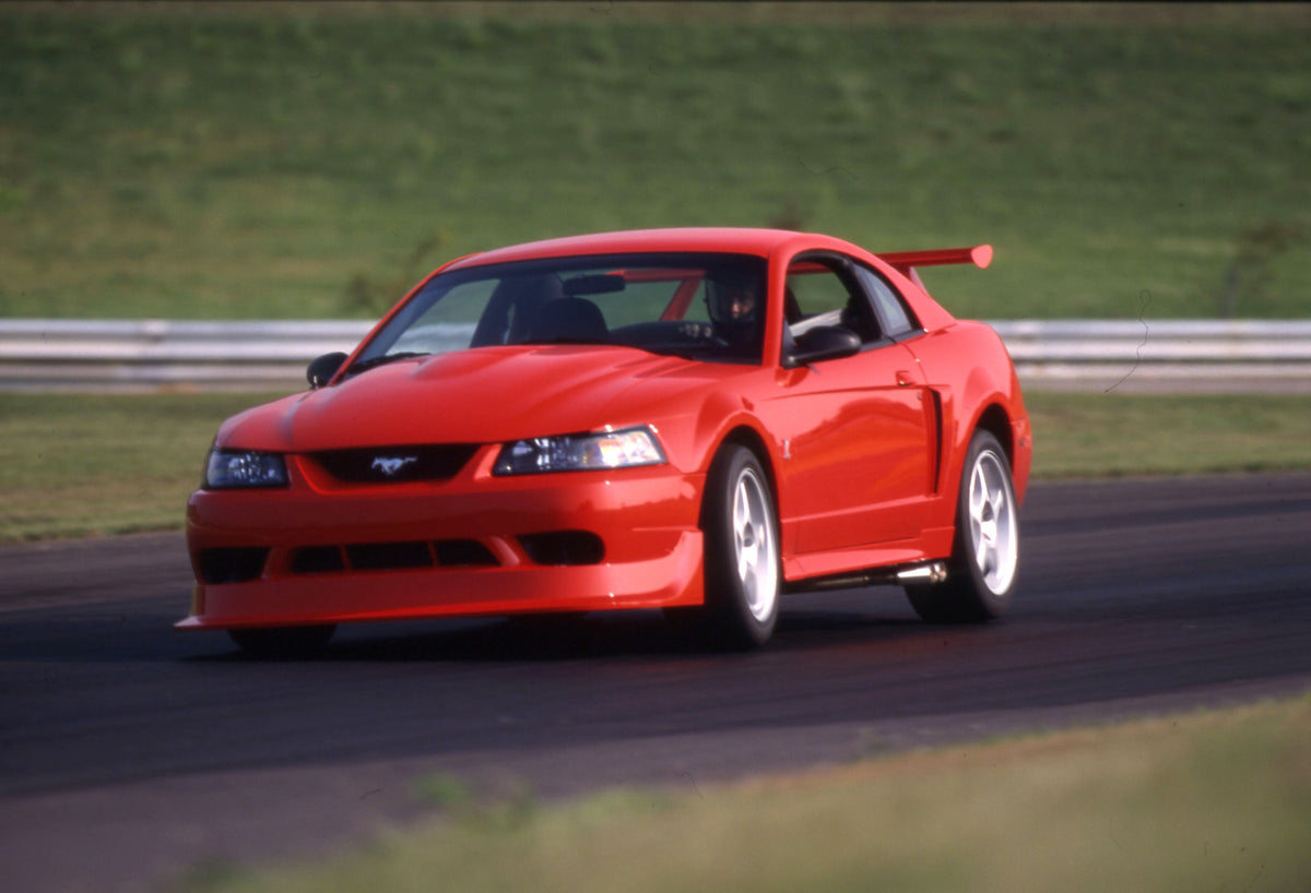 This archival image documents the 2000 Ford SVT Mustang Cobra and is preserved in the Ford Heritage Vault as part of Ford Motor Company's historic photographic archive. Free for personal, non-commercial use. Ford Heritage Vault reference AR-2008-8...