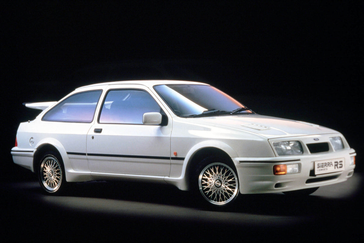 This archival image documents the 1985 Ford Sierra RS Cosworth in studio 1985-86 and is preserved in the Ford Heritage Vault as part of Ford Motor Company's historic photographic archive. Free for personal, non-commercial use. Ford Heritage Vault ...