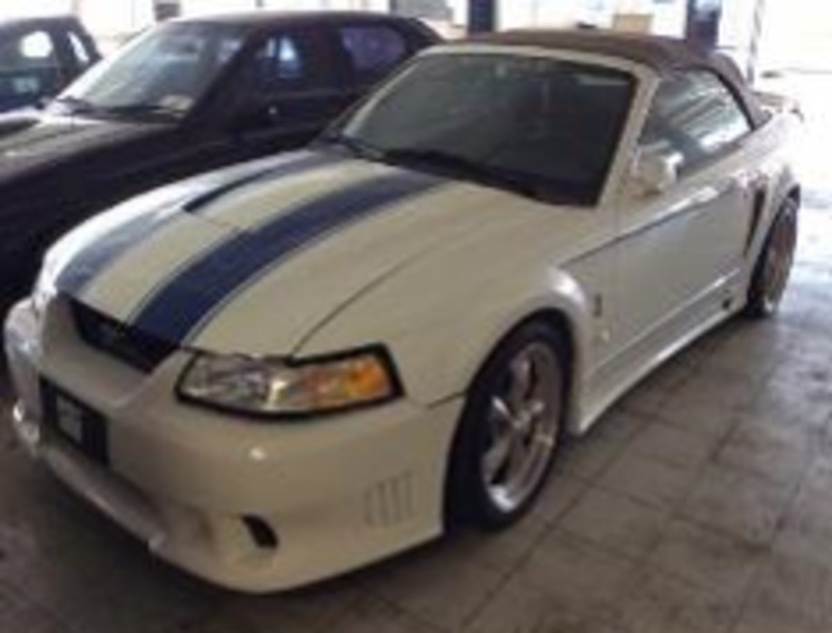 This archival image documents the 2000 Ford Mustang Cobra Saleen and is preserved in the Ford Heritage Vault as part of Ford Motor Company's historic photographic archive. Free for personal, non-commercial use. Ford Heritage Vault reference AR-202...