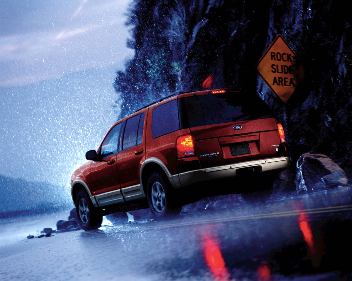 This archival image documents the 2005 Ford Explorer and is preserved in the Ford Heritage Vault as part of Ford Motor Company's historic photographic archive. Free for personal, non-commercial use. Ford Heritage Vault reference AR-2008-8.1.4.5781.