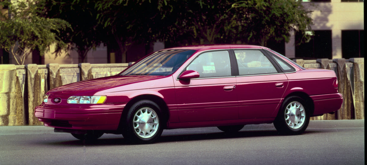 This archival image documents the 1995 Ford Taurus LX and is preserved in the Ford Heritage Vault as part of Ford Motor Company's historic photographic archive. Free for personal, non-commercial use. Ford Heritage Vault reference AR-2008-8.34.67.