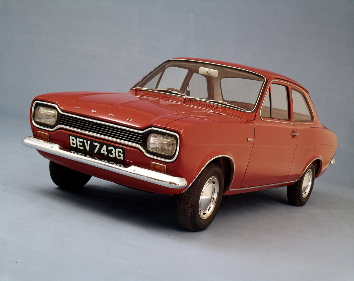 This archival image documents the 1969 Ford Escort Mark I GT in studio and is preserved in the Ford Heritage Vault as part of Ford Motor Company's historic photographic archive. Free for personal, non-commercial use. Ford Heritage Vault reference ...