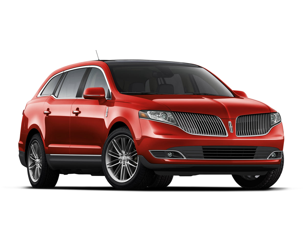 This archival image documents the 2014 Lincoln MKT in studio and is preserved in the Ford Heritage Vault as part of Ford Motor Company's historic photographic archive. Free for personal, non-commercial use. Ford Heritage Vault reference AR-2008-8....