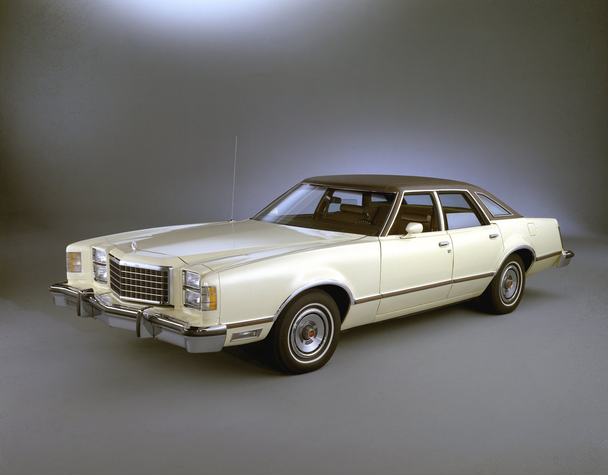 This archival image documents the 1977 Ford LTD II Four-door CN13505-037 and is preserved in the Ford Heritage Vault as part of Ford Motor Company's historic photographic archive. Free for personal, non-commercial use. Ford Heritage Vault referenc...