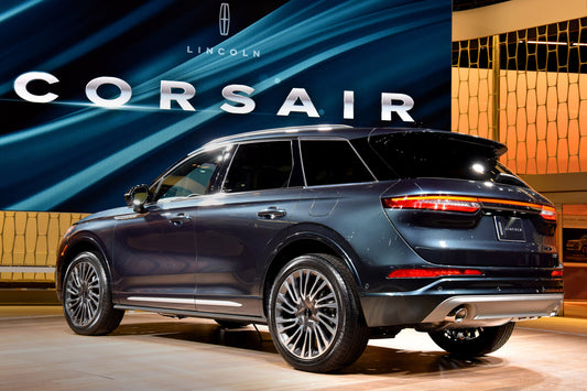 2019 Lincoln Corsair rear view with sign HV 2019-0022