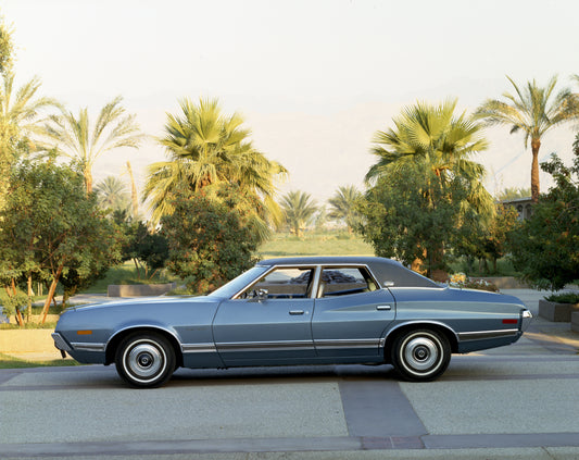 1972 Ford Torino Brougham four-door sedan scenic HV 1972-0021
