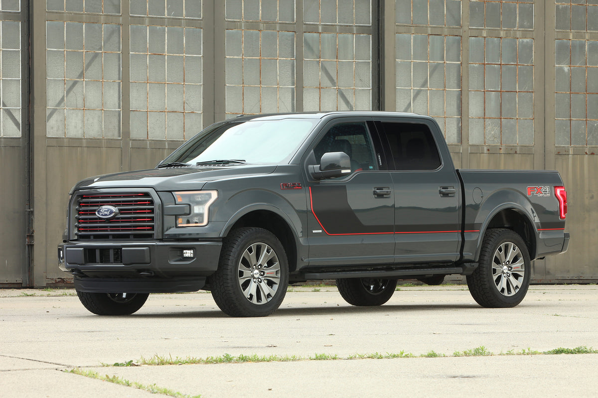 This archival image documents the 2015 Ford F-150 Lariat Sport industrial setting and is preserved in the Ford Heritage Vault as part of Ford Motor Company's historic photographic archive. Free for personal, non-commercial use. Ford Heritage Vault...