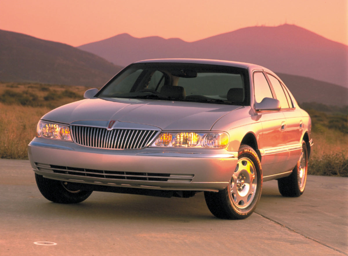 This archival image documents the 1999 Lincoln Continental and is preserved in the Ford Heritage Vault as part of Ford Motor Company's historic photographic archive. Free for personal, non-commercial use. Ford Heritage Vault reference AR-2008-8.1....