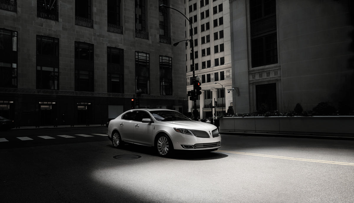 This archival image documents the 2014 Lincoln MKS and is preserved in the Ford Heritage Vault as part of Ford Motor Company's historic photographic archive. Free for personal, non-commercial use. Ford Heritage Vault reference AR-2008-8.1.1.2012.
