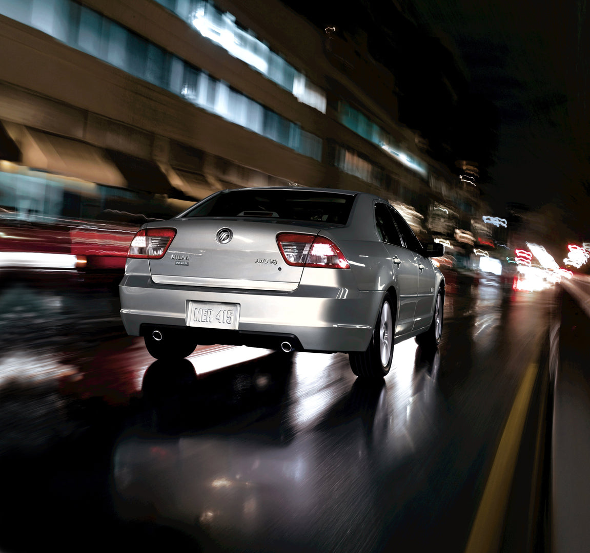 This archival image documents the 2007 Mercury Milan and is preserved in the Ford Heritage Vault as part of Ford Motor Company's historic photographic archive. Free for personal, non-commercial use. Ford Heritage Vault reference AR-2008-8.1.12.265.