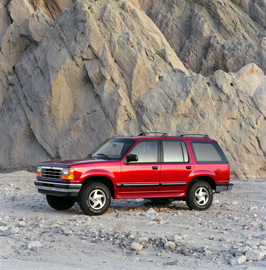 This archival image documents the 1994 Ford Explorer and is preserved in the Ford Heritage Vault as part of Ford Motor Company's historic photographic archive. Free for personal, non-commercial use. Ford Heritage Vault reference AR-2008-8.1.4.5676.