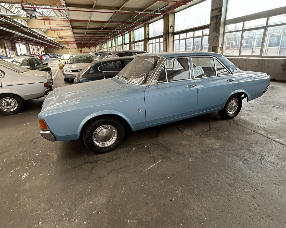 This archival image documents the 1970 Ford Taunus P7 b 18 V6 and is preserved in the Ford Heritage Vault as part of Ford Motor Company's historic photographic archive. Free for personal, non-commercial use. Ford Heritage Vault reference AR-2024-9...