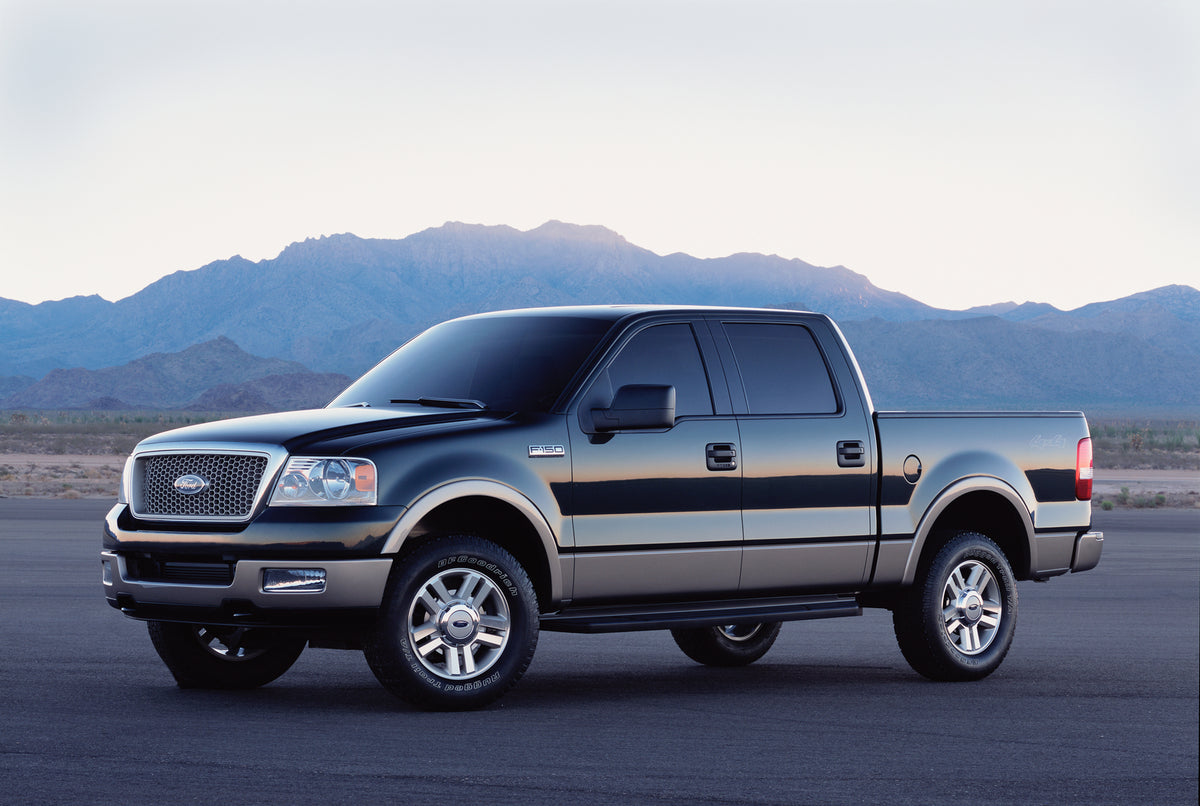 This archival image documents the 2004 Ford F-150 4x4 scenic mountains and is preserved in the Ford Heritage Vault as part of Ford Motor Company's historic photographic archive. Free for personal, non-commercial use. Ford Heritage Vault reference ...