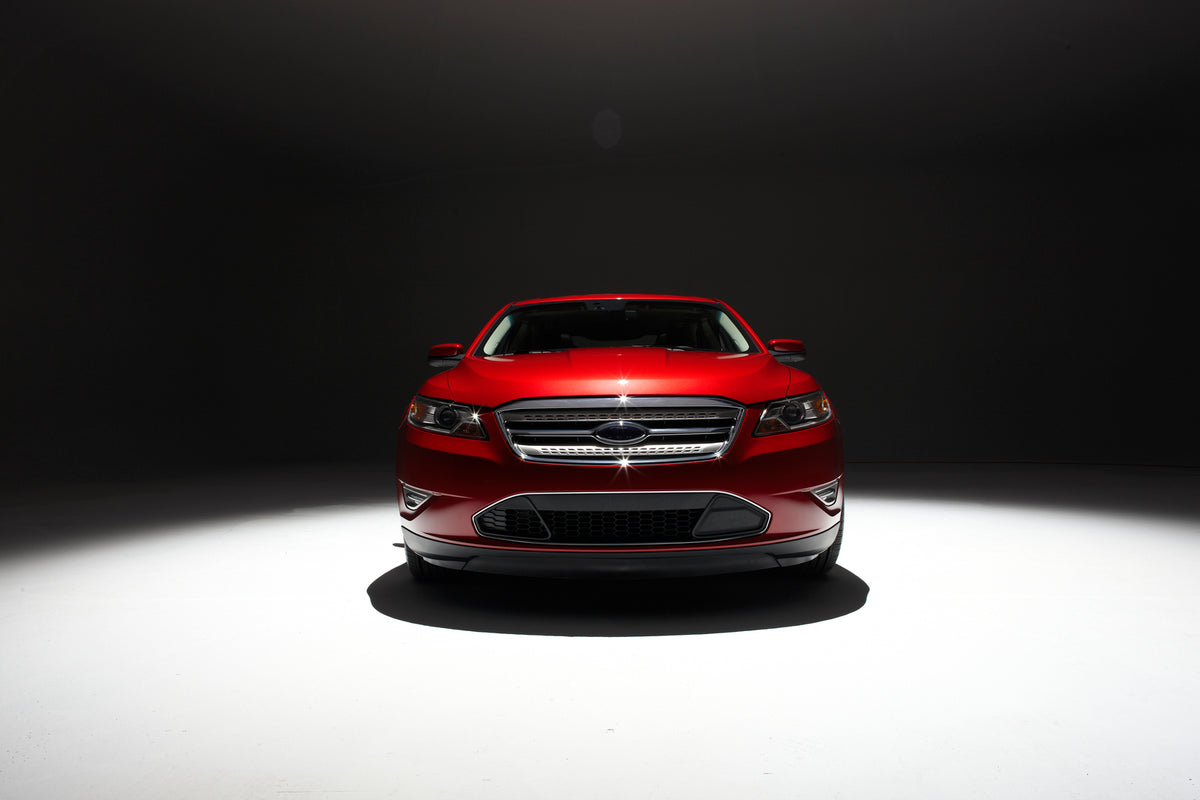 This archival image documents the 2009 Ford Taurus SHO and is preserved in the Ford Heritage Vault as part of Ford Motor Company's historic photographic archive. Free for personal, non-commercial use. Ford Heritage Vault reference AR-2008-8.1.2.9803.