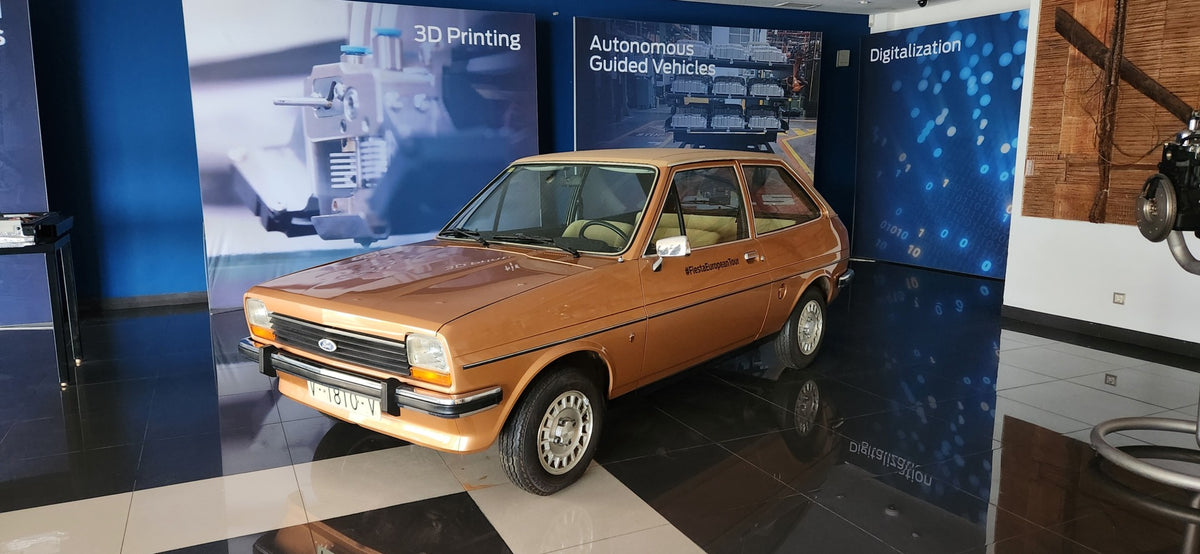 This archival image documents the 1976 Ford Fiesta and is preserved in the Ford Heritage Vault as part of Ford Motor Company's historic photographic archive. Free for personal, non-commercial use. Ford Heritage Vault reference AR-2024-9.7.