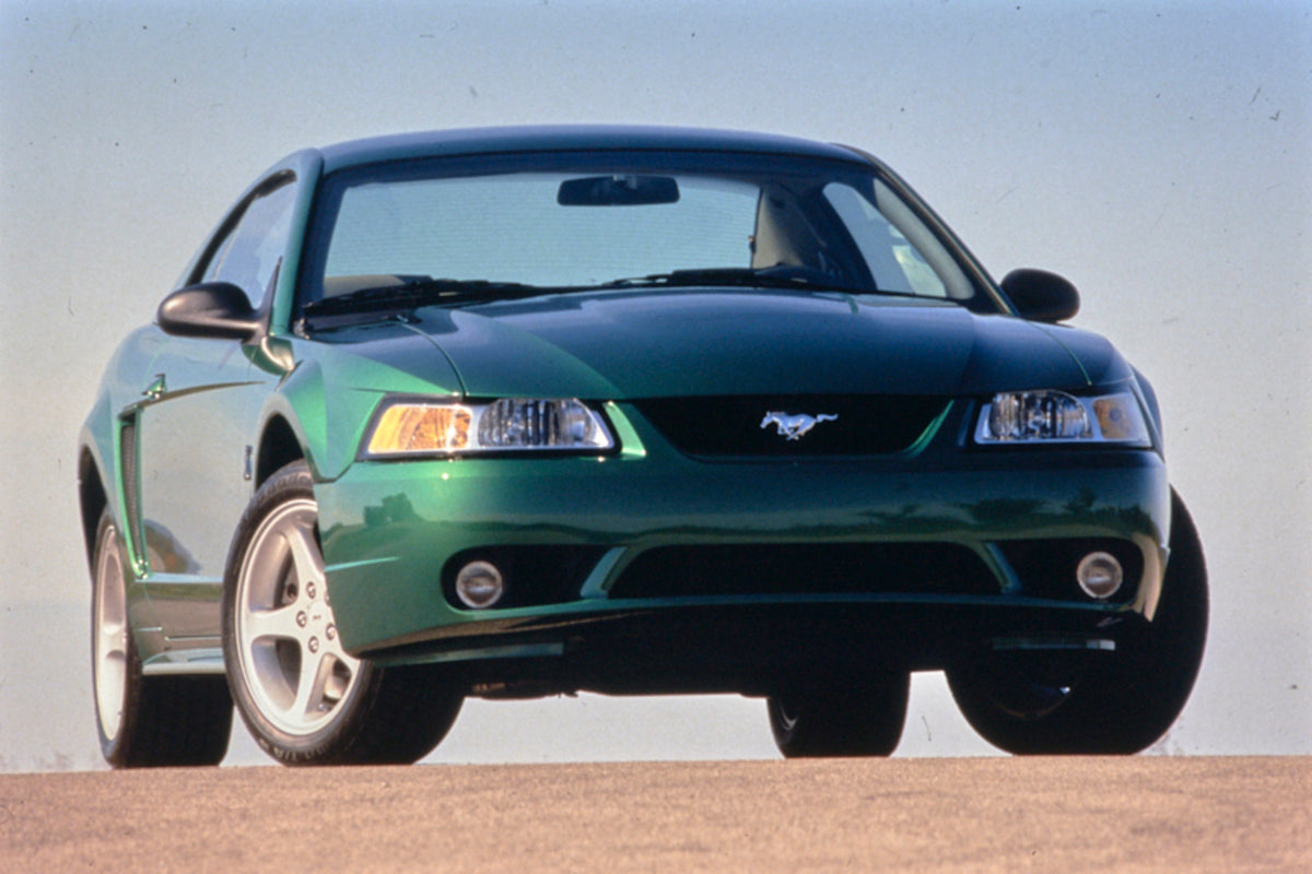 This archival image documents the 1999 Ford SVT Mustang Cobra Front End View FAP-2011-3 and is preserved in the Ford Heritage Vault as part of Ford Motor Company's historic photographic archive. Free for personal, non-commercial use. Ford Heritage...