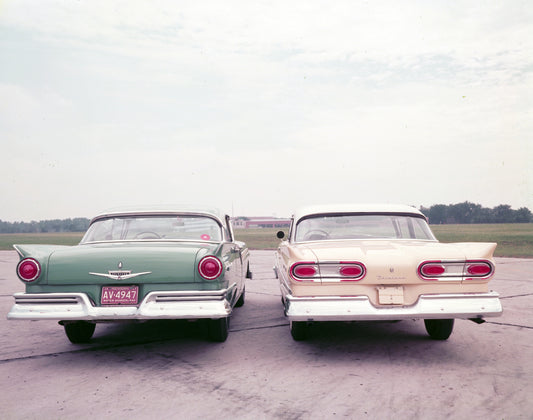 1957 and 1958 Ford Fairlane rear HV 1957-0016