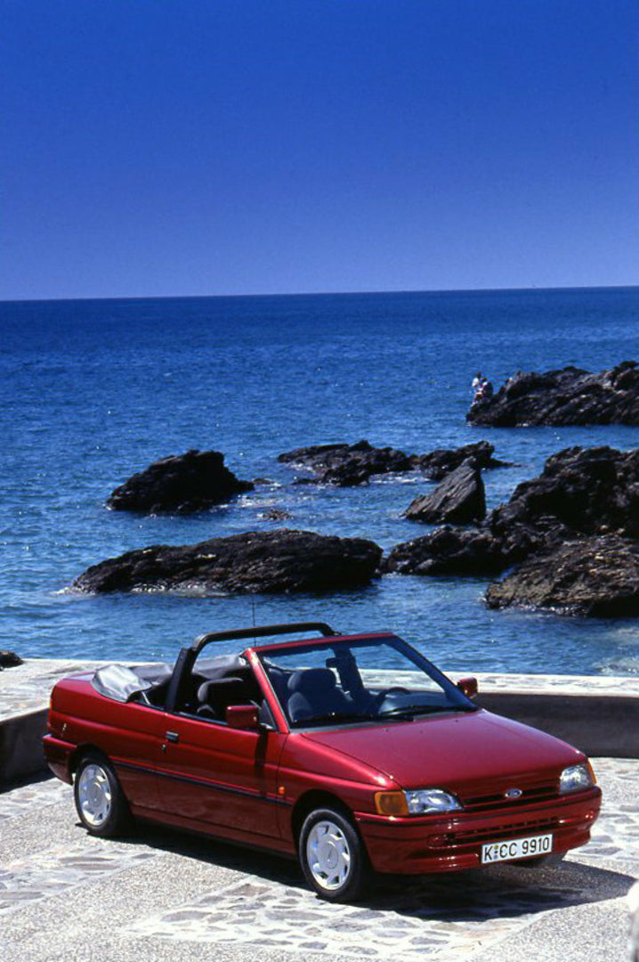 This archival image documents the 1990 Ford Escort CE-14 LHD near water in Spain and is preserved in the Ford Heritage Vault as part of Ford Motor Company's historic photographic archive. Free for personal, non-commercial use. Ford Heritage Vault ...