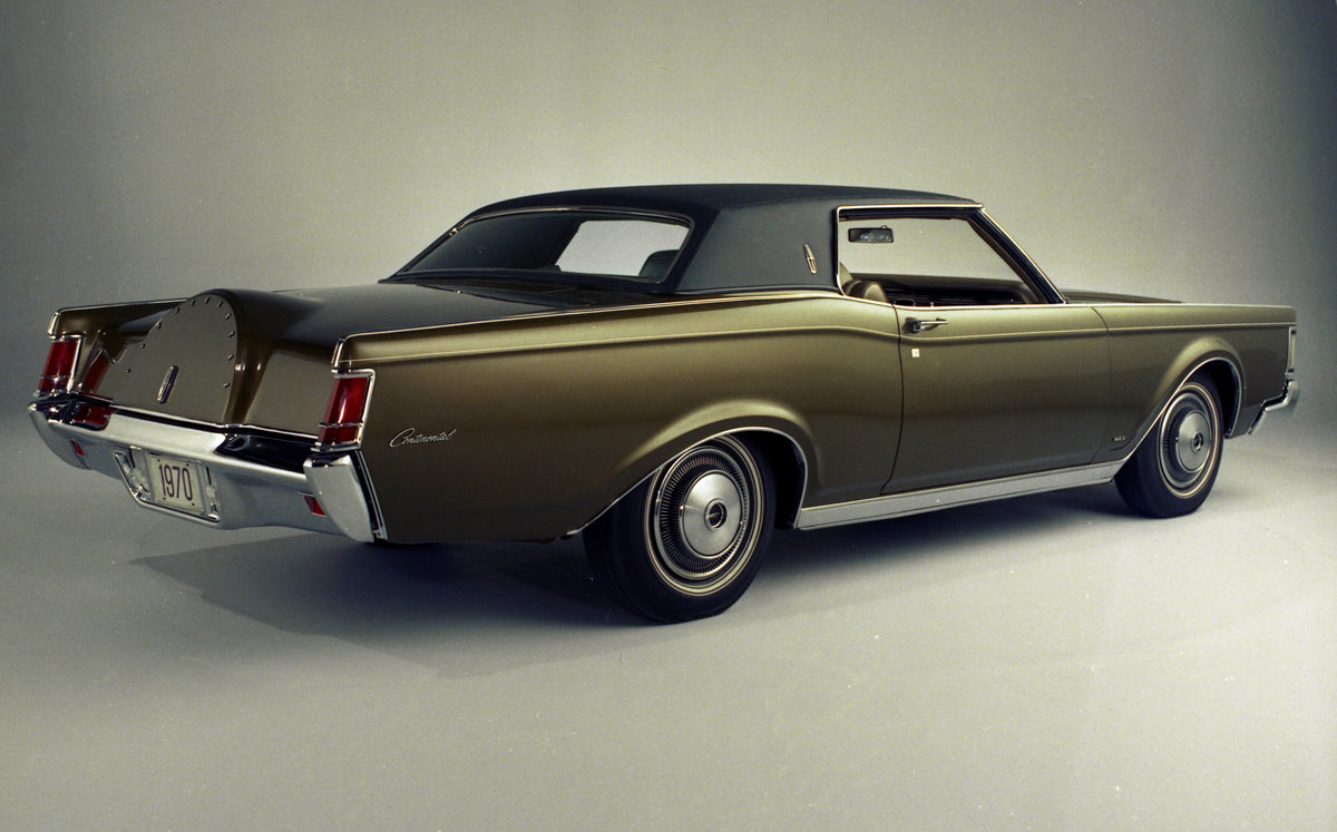 This archival image documents the 1970 Lincoln Continental Mark III and is preserved in the Ford Heritage Vault as part of Ford Motor Company's historic photographic archive. Free for personal, non-commercial use. Ford Heritage Vault reference AR-...