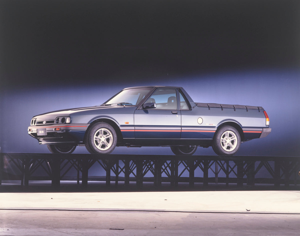 This archival image documents the 1994 Ford ED Falcon XR6 Utility Passenger Side Profile in Studio FAP-2011-3 and is preserved in the Ford Heritage Vault as part of Ford Motor Company's historic photographic archive. Free for personal, non-commerc...