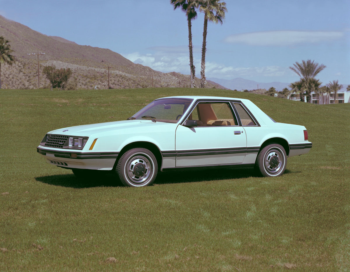 This archival image documents the 1979 Ford Mustang coupe and is preserved in the Ford Heritage Vault as part of Ford Motor Company's historic photographic archive. Free for personal, non-commercial use. Ford Heritage Vault reference AR-2008-8.1.4...
