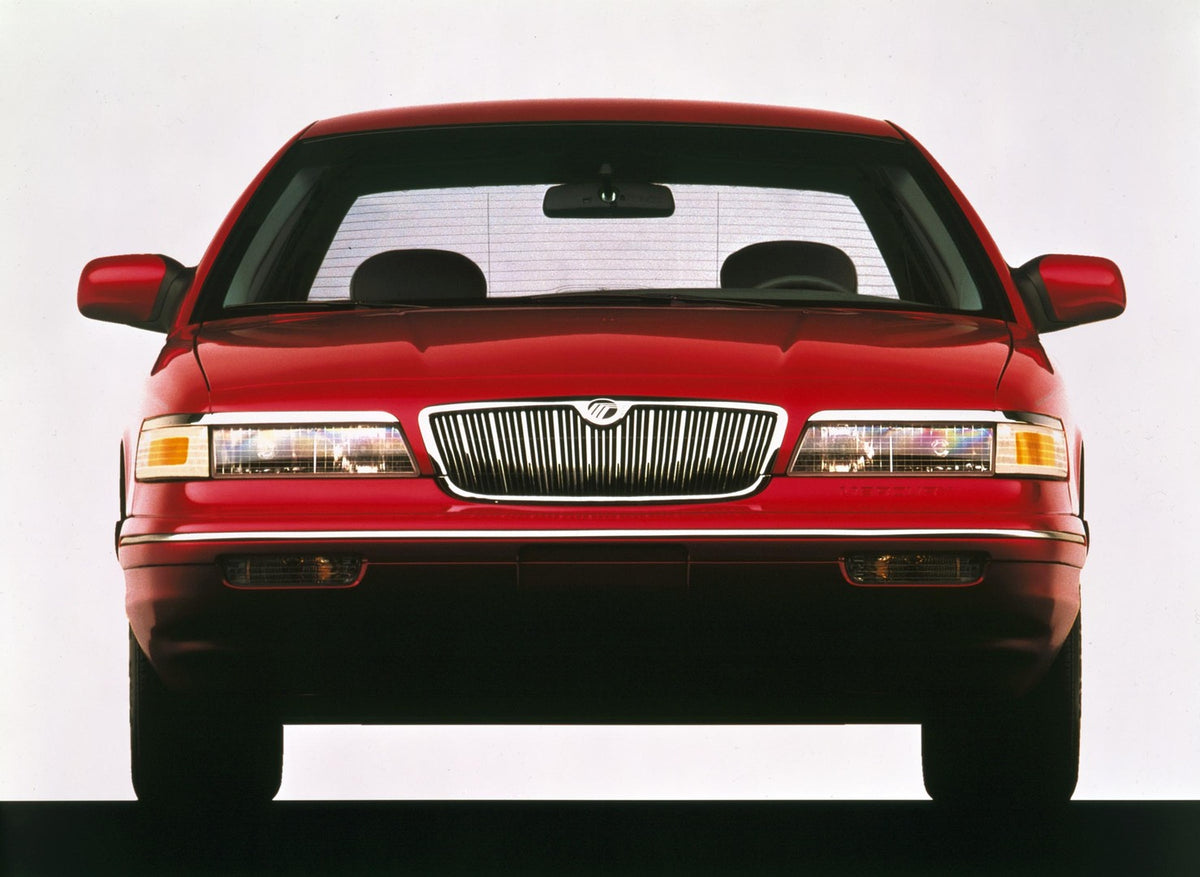 This archival image documents the 1996 Mercury Grand Marquis front end and is preserved in the Ford Heritage Vault as part of Ford Motor Company's historic photographic archive. Free for personal, non-commercial use. Ford Heritage Vault reference ...