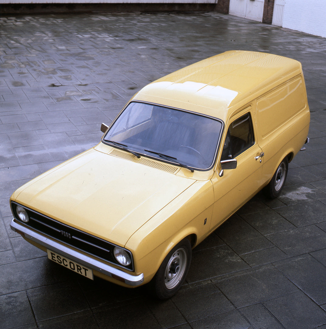 This archival image documents the 1975 Ford Escort Mark II Van LHD in scenic lot and is preserved in the Ford Heritage Vault as part of Ford Motor Company's historic photographic archive. Free for personal, non-commercial use. Ford Heritage Vault ...