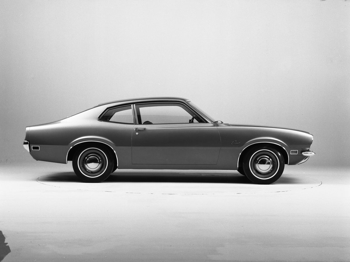 This archival image documents the 1971 Mercury Comet two door and is preserved in the Ford Heritage Vault as part of Ford Motor Company's historic photographic archive. Free for personal, non-commercial use. Ford Heritage Vault reference AR-2008-8...