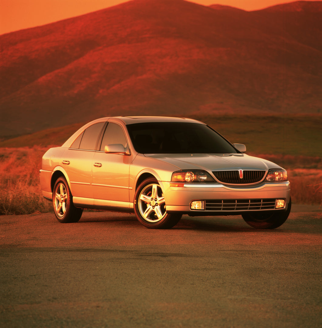 This archival image documents the 2000 Lincoln LS and is preserved in the Ford Heritage Vault as part of Ford Motor Company's historic photographic archive. Free for personal, non-commercial use. Ford Heritage Vault reference AR-2008-8.1.1.1213.
