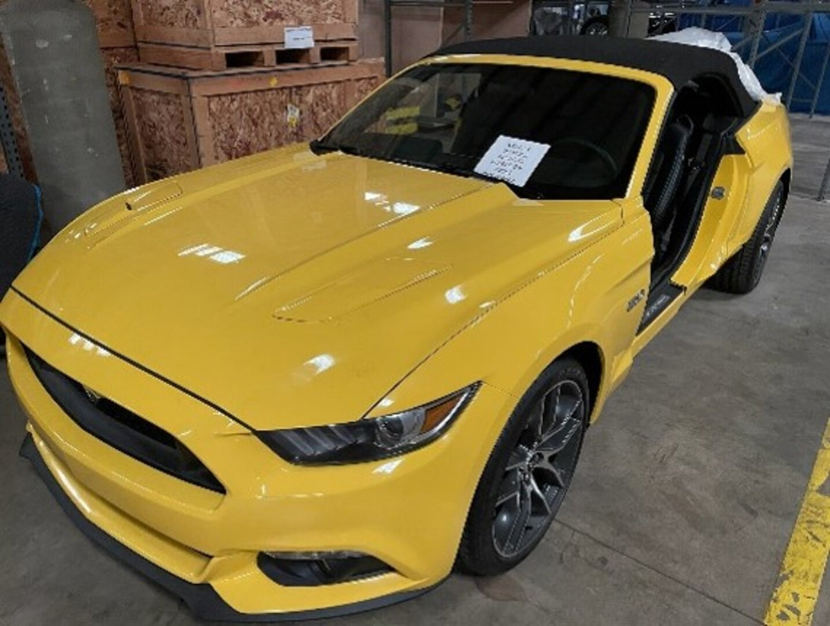 This archival image documents the 2015 Ford Mustang Convertible on the Empire State Building and is preserved in the Ford Heritage Vault as part of Ford Motor Company's historic photographic archive. Free for personal, non-commercial use. Ford Her...