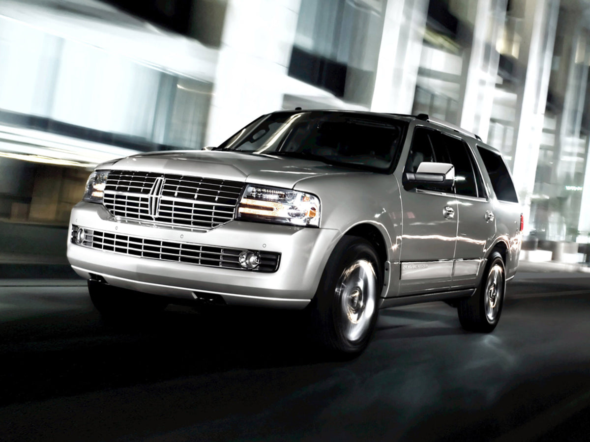 This archival image documents the 2014 Lincoln Navigator action shot on city street and is preserved in the Ford Heritage Vault as part of Ford Motor Company's historic photographic archive. Free for personal, non-commercial use. Ford Heritage Vau...