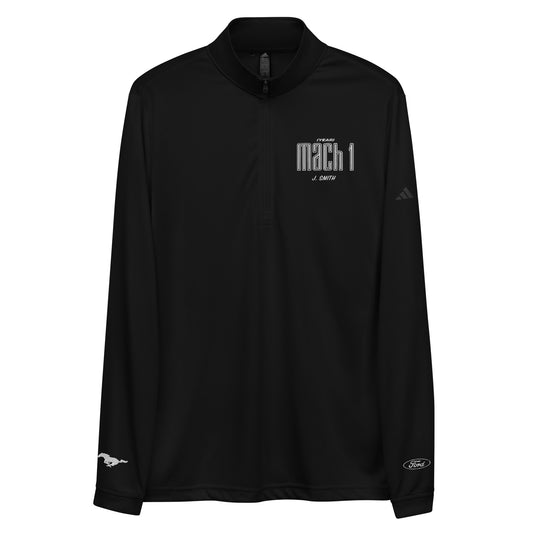 MACH 1 ADIDAS Custom Embroidered Quarter zip pullover