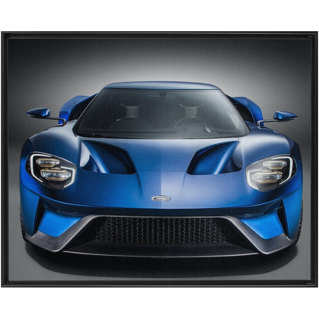 Ford GT Framed Traditional Stretched Canvas up to 48" x 60"