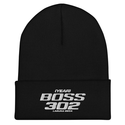 BOSS 302 LS Custom Embroidered Cuffed Beanie