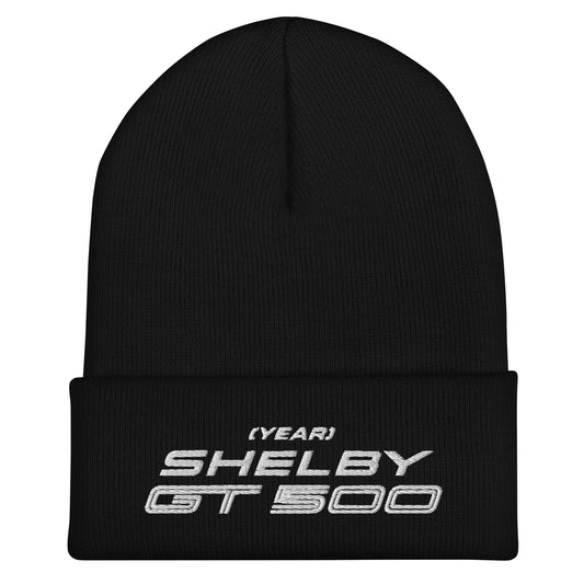 SHELBY GT500 Custom Embroidered Cuffed Beanie