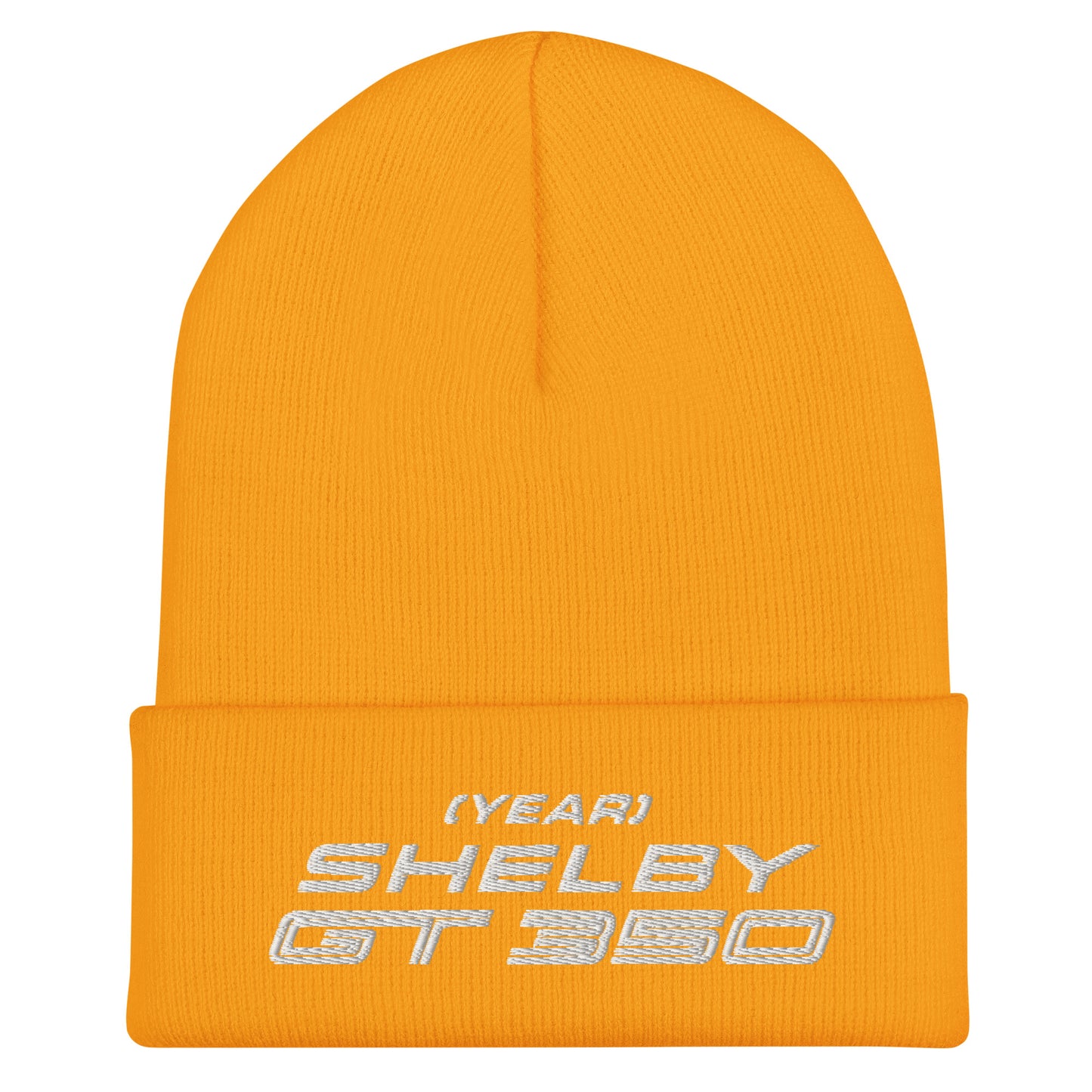 SHELBY GT350 Custom Embroidered Cuffed Beanie