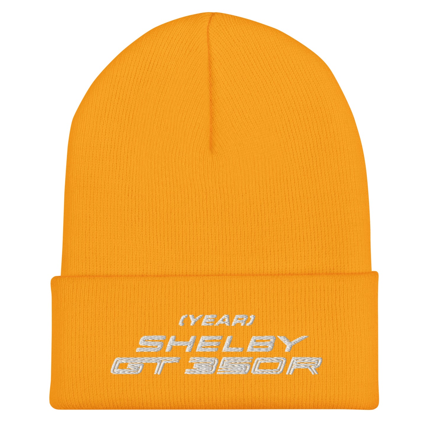 SHELBY GT350R Custom Embroidered Cuffed Beanie