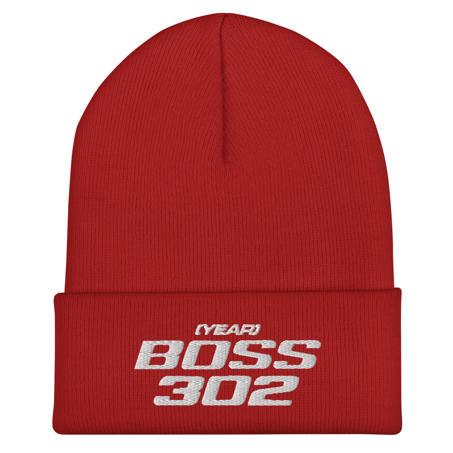 BOSS 302 Custom Embroidered Cuffed Beanie