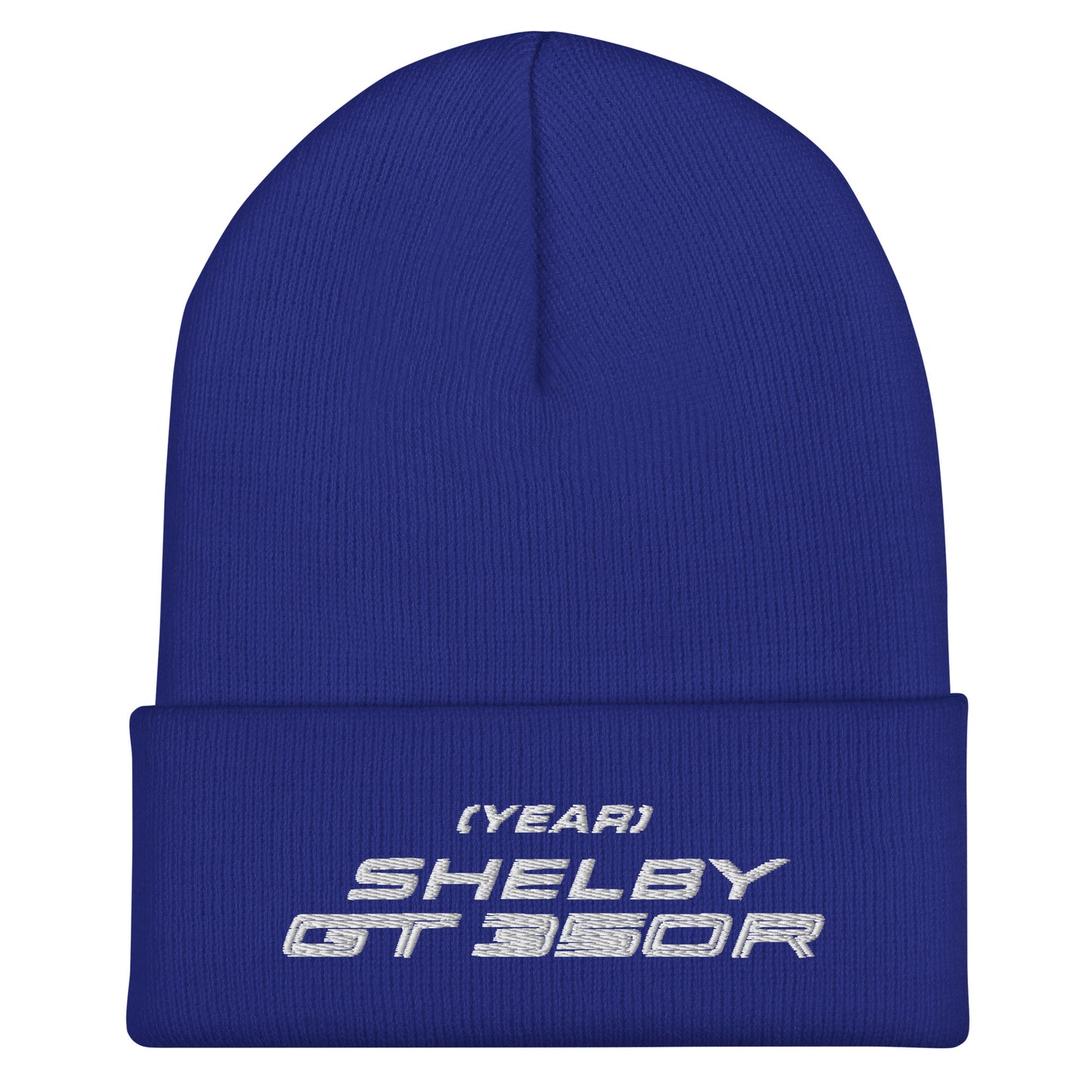 SHELBY GT350R Custom Embroidered Cuffed Beanie