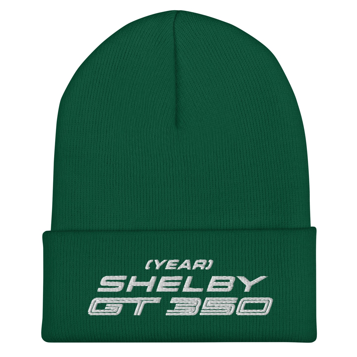 SHELBY GT350 Custom Embroidered Cuffed Beanie