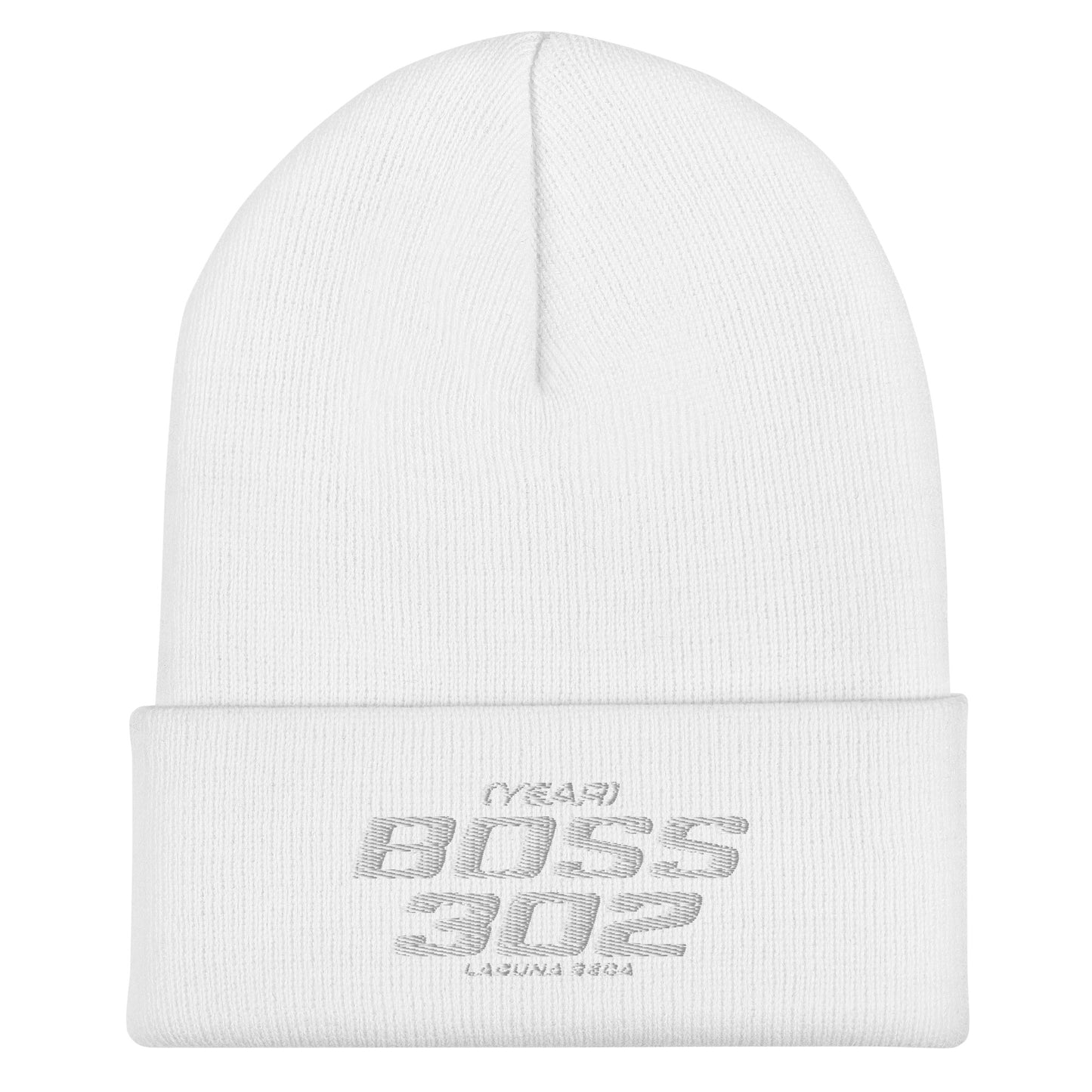 BOSS 302 LS Custom Embroidered Cuffed Beanie