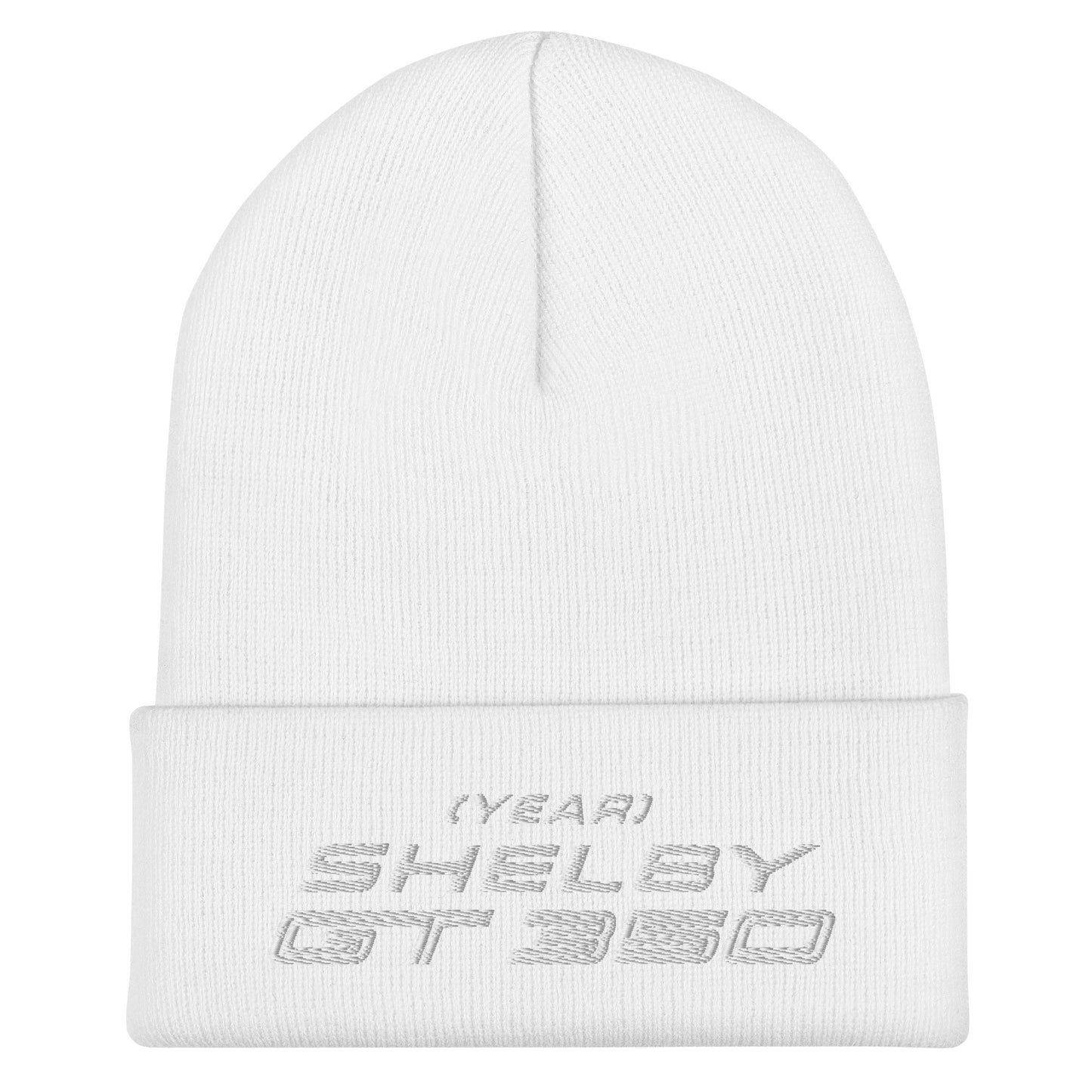 SHELBY GT350 Custom Embroidered Cuffed Beanie